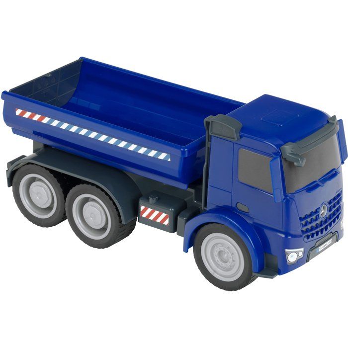 Camion-benne - KLEIN - 3803 - Mercedes Arocs - Roues souples et grande benne basculante, trappe - Échelle 1:24 - Des 3 ans