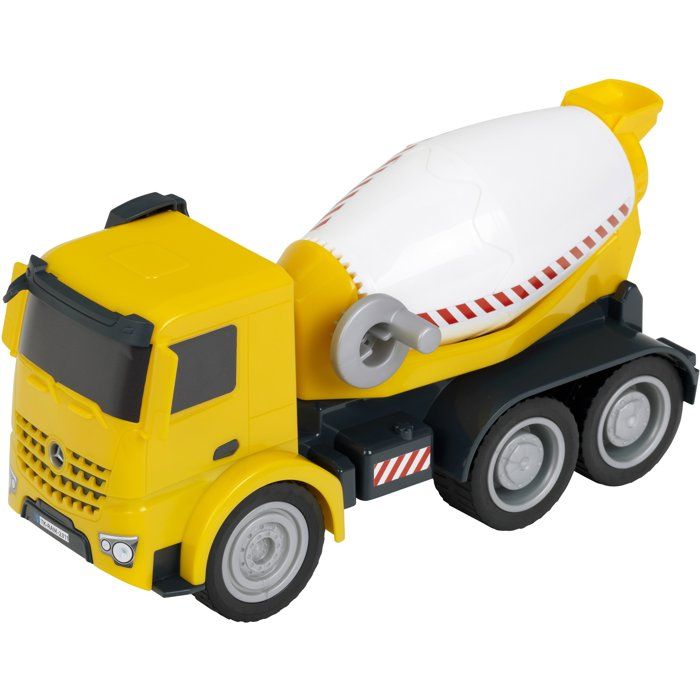 Camion toupie a béton - KLEIN - 3804 - Mercedes Arocs - Roues souples, malaxeur rotatif et basculant - Échelle 1:24 - Des 3 ans