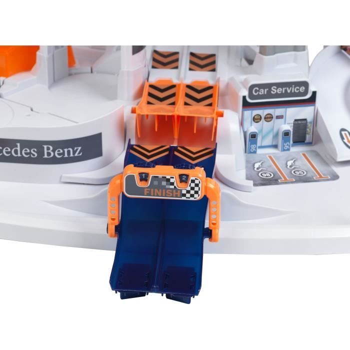 Garage Mercedes-Benz Mega Universe - KLEIN - 3809 - Fonctions électroniques, catapulte avec looping, tunnel, etc. - Des 3 ans