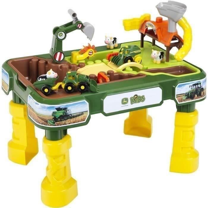 John Deere sand and water multi-game table - KLEIN - 3948 - Unisex - Children - Yellow - From 3 years old