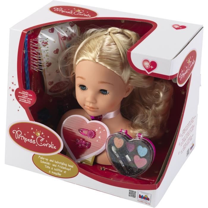 Princess Coralie Little Sophia Hair and Makeup Head with Accessories - KLEIN