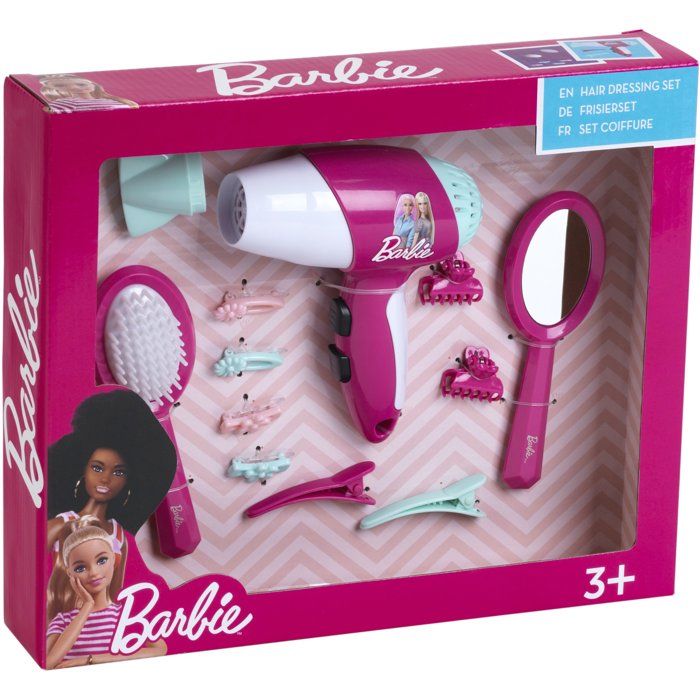 Set de coiffure - KLEIN - 5790 - Barbie - Avec seche-cheveux électronique - Des 3 ans