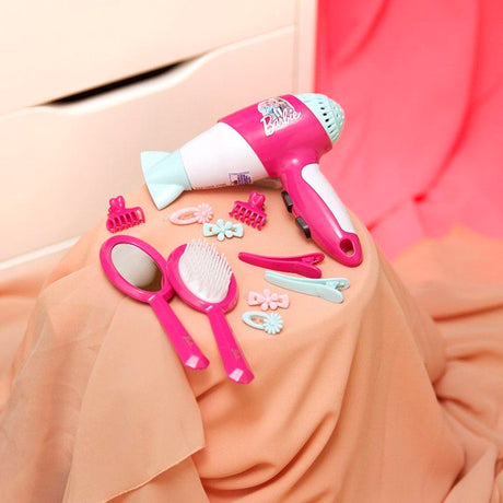 Set de coiffure - KLEIN - 5790 - Barbie - Avec seche-cheveux électronique - Des 3 ans