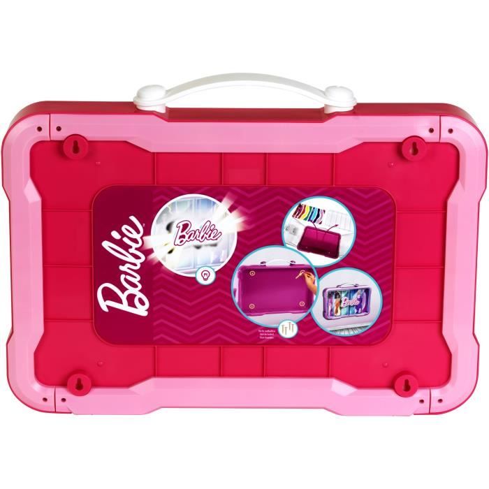 Mallette vitrine Barbie - KLEIN - 5808 - Pour 6 poupées avec fermoir lumineux - Des 3 ans