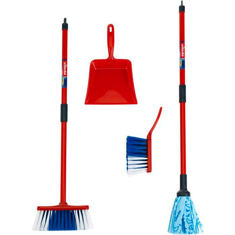 Set de ménage Vileda - KLEIN - 6823 - 4 pičces - Jouet d'imitation - Dčs 3 ans