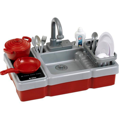 Evier de cuisine Bosch - KLEIN - 7110 - Plaque de cuisson électronique, robinet fonctionnel, accessoires - Des 3 ans