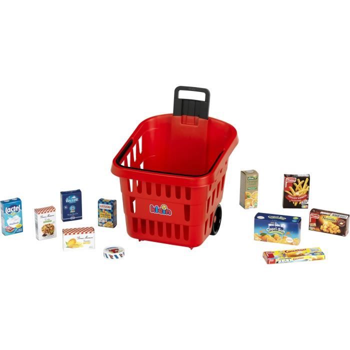 Panier de courses a roulettes garni My Market - KLEIN - 7256 - Des 2 ans