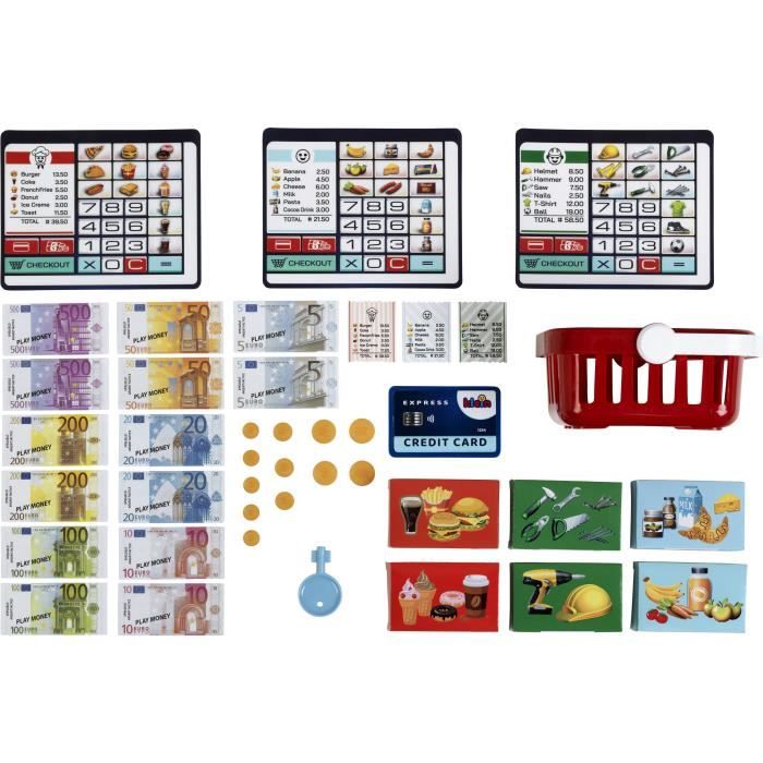 Caisse enregistreuse en libre-service - KLEIN - 7265 - Avec fonctions et accessoires - Des 3 ans