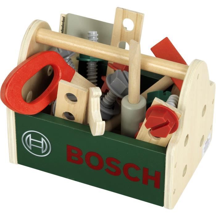 Caisse a outils Bosch - KLEIN - 8161 - En bois FSC avec accessoires - Des 3 ans