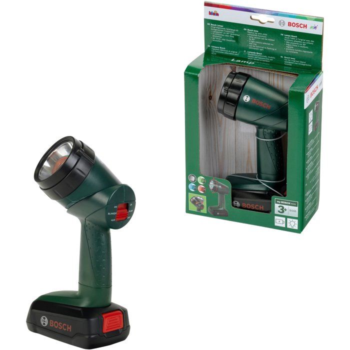 Lampe torche électronique Bosch - KLEIN - 8448 - 2 modes de fonctionnement et 4 filtres - Des 3 ans