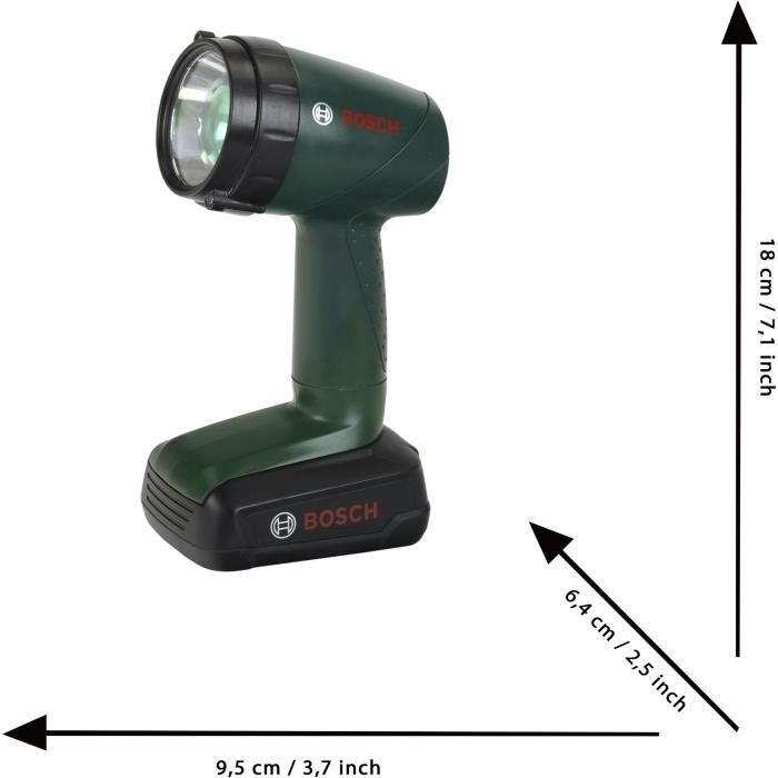 Lampe torche électronique Bosch - KLEIN - 8448 - 2 modes de fonctionnement et 4 filtres - Des 3 ans
