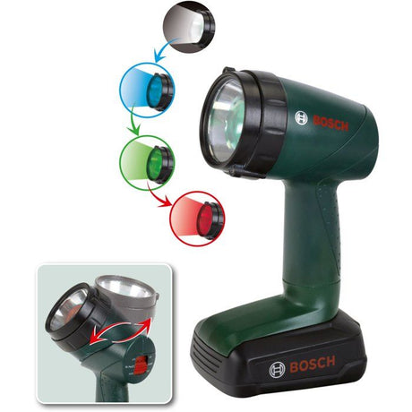 Lampe torche électronique Bosch - KLEIN - 8448 - 2 modes de fonctionnement et 4 filtres - Des 3 ans