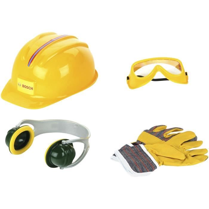 Bosch DIY accessory set with helmet, 4 pieces - KLEIN - 8537