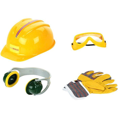 Set d'accessoires de bricolage Bosch avec casque, 4 pieces - KLEIN - 8537