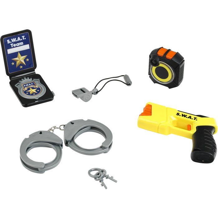 Gilet S.W.A.T. - KLEIN - 8821 - Taser électronique, caméra piéton, menottes - Déguisement policier - Des 3 ans