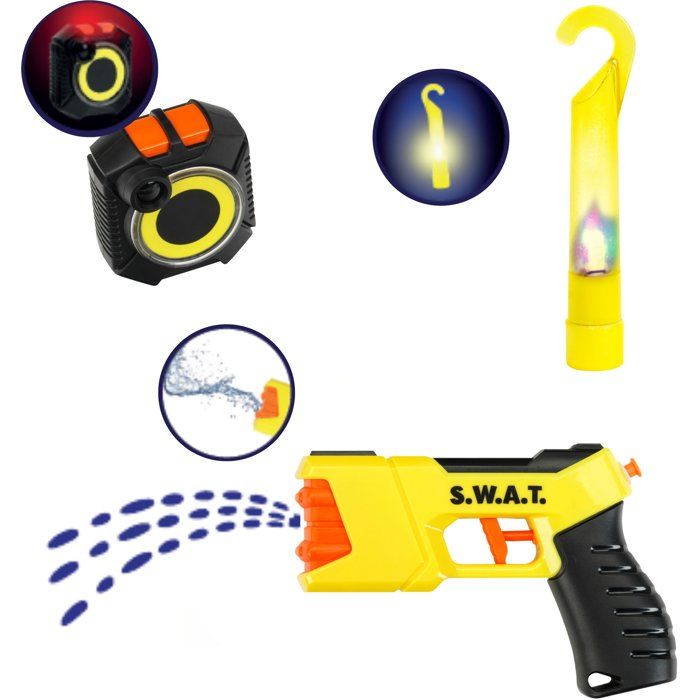 Mallette S.W.A.T. - KLEIN - 8838 - Taser a eau, caméra piéton - Déguisement policier - Des 3 ans