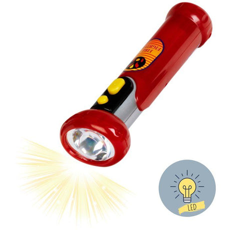 Mallette de pompier transparente avec 6 accessoires dont 1 lampe torche avec fonction lumineuse - KLEIN - 8984