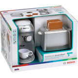 Set petit-déjeuner Bosch - KLEIN - 9233 - Machine a café, grille-pain et accessoires - Jouet d'imitation - Des 3 ans