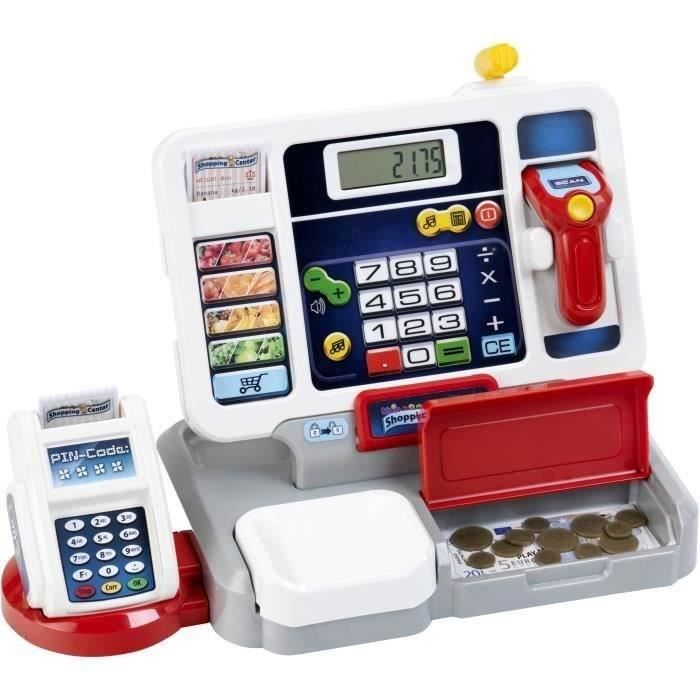 Shopping Center Electronic Cash Register with Detachable Display and Accessories - KLEIN - 9389