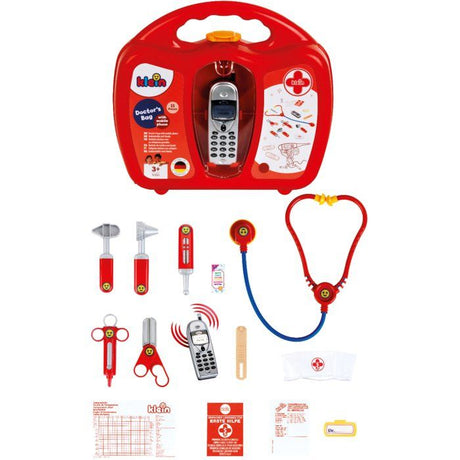 KLEIN - Mallette docteur avec téléphone portable pour Enfant