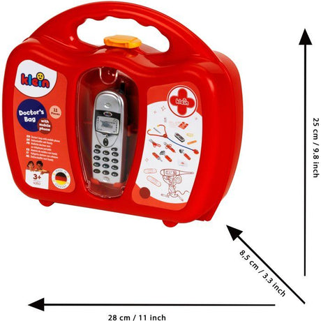 KLEIN - Mallette docteur avec téléphone portable pour Enfant