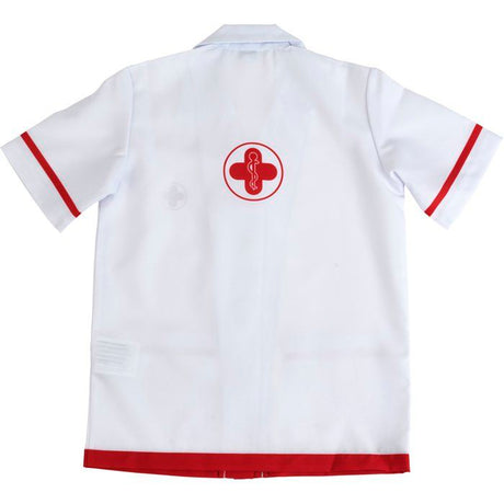 KLEIN - Blouse docteur en tissu avec motifs imprimés