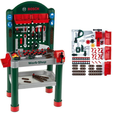 KLEIN - Jouet Etabli Bosch Work-Shop avec 79 accessoires