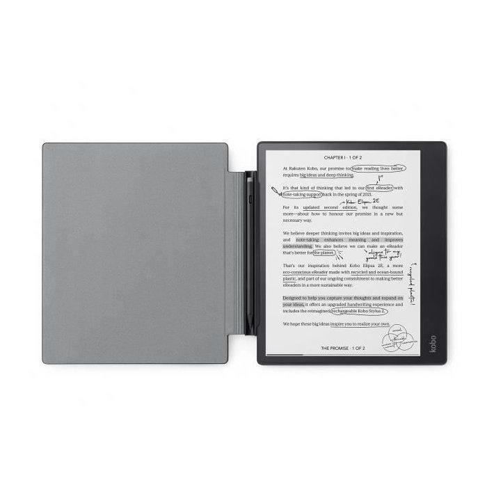 Accessoires liseuses Kobo Etui Elipsa 2E Noir