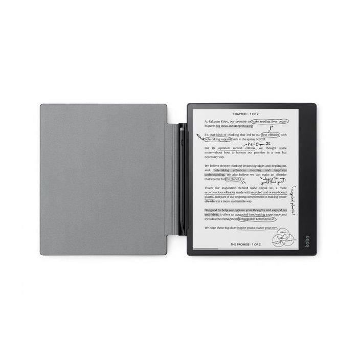 Accessoires liseuses Kobo Etui Elipsa 2E Noir