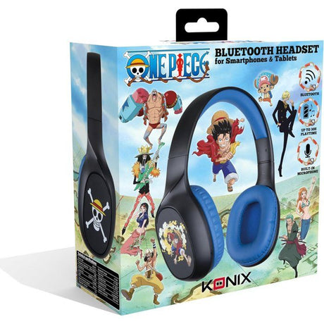Casque audio supra-auriculaire sans fil  - Konix - One Piece- Bluetooth 5.3 pour smartphones et tablettes - Autonomie 30 h