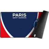 Tapis de souris gaming - KONIX - PSG - XXL 90 x 46 cm - Surface silicone 3D ultra fine - Base antidérapante en caoutchouc - Bleu