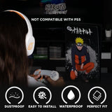 Façade de protection - KONIX - Naruto Shippuden - PS5 Slim - Silicone - Antichoc - Anti-rayures - Motif Naruto - Noir