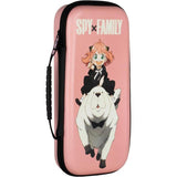 Housse de protection et transport - Nintendo Switch 2 - Konix - Spy x Family - Rangement accessoires - Anya et Bond Forger - Rose