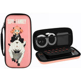 Housse de protection et transport - Nintendo Switch 2 - Konix - Spy x Family - Rangement accessoires - Anya et Bond Forger - Rose