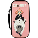 Housse de protection et transport - Nintendo Switch 2 - Konix - Spy x Family - Rangement accessoires - Anya et Bond Forger - Rose
