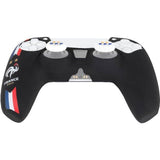 Coque de protection pour manette DualSense PS5 - Konix - FFF - Silicone - Appuie-pouces - Noir