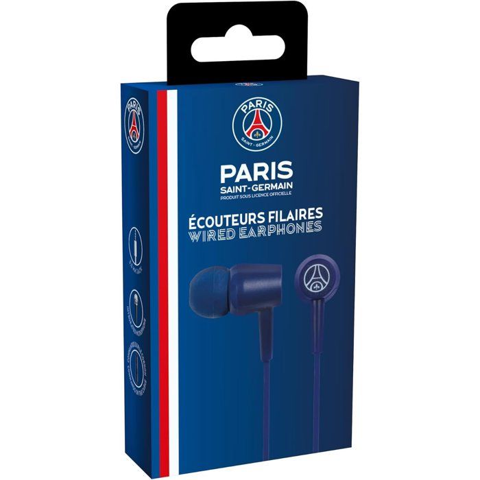 Écouteurs - Filaires - Konix - PSG - Haut-parleurs 10 mm - Microphone intégré - Connexion Jack 3,5 mm - Câble 1,4 m - Bleu