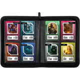 Mini album Premium 160 cartes a collectionner - Konix - 4 pochettes 63 x 88 mm - Magic The Gathering, Pokémon, Yu-Gi-Oh! - Noir