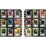 Classeur de 10 feuilles avec 9 pochettes - Konix - Jeux de cartes a collectionner - Magic The Gathering, Pokémon, Yu-Gi-Oh! - Noir