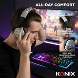 Casque gaming - Filaire - Konix - PS5, Switch 2 et Xbox Series X|S - Nexus - Haut-parleurs 40 mm - Microphone - 1,5 m