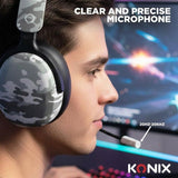 Casque gaming - Filaire - Konix - PS5, Switch 2 et Xbox Series X|S - Nexus - Haut-parleurs 40 mm - Microphone - 1,5 m
