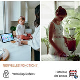 Lot de 2 prises connectées Wi-Fi + BT - KONYKS - Priska FR Dual Pack - 16 A - Avec compteur de consommation