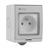 Prise extérieure - KONYKS - Pluviose FR - WiFi - Blanc