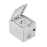 Prise extérieure - KONYKS - Pluviose FR - WiFi - Blanc