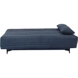 Canapé convertible clic-clac 3 places KRISTEN - Largeur 199 cm - Matelas 14 cm - Coffre de rangement