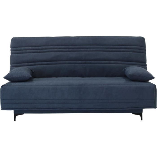 Canapé convertible clic-clac 3 places KRISTEN - Largeur 199 cm - Matelas 14 cm - Coffre de rangement