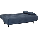 Canapé convertible clic-clac 3 places KRISTEN - Largeur 199 cm - Matelas 14 cm - Coffre de rangement