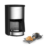 KRUPS Cafetiere filtre Èlectrique 1,25L Machine a cafÈ Pro Aroma Plus, 15 tasses, Noir Inox KM321010
