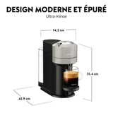 NESPRESSO KRUPS Vertuo Next Machine a CafÈ, Cafetiere Espresso, Gris YY4298FD