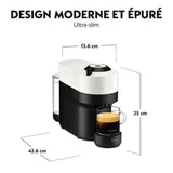 NESPRESSO KRUPS Vertuo Pop Machine a cafÈ, Cafetiere espresso, Blanche YY8889FD